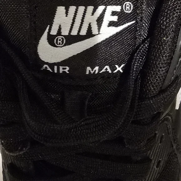 Nike Air Max Black & White Sneakers - Picture 10 of 12